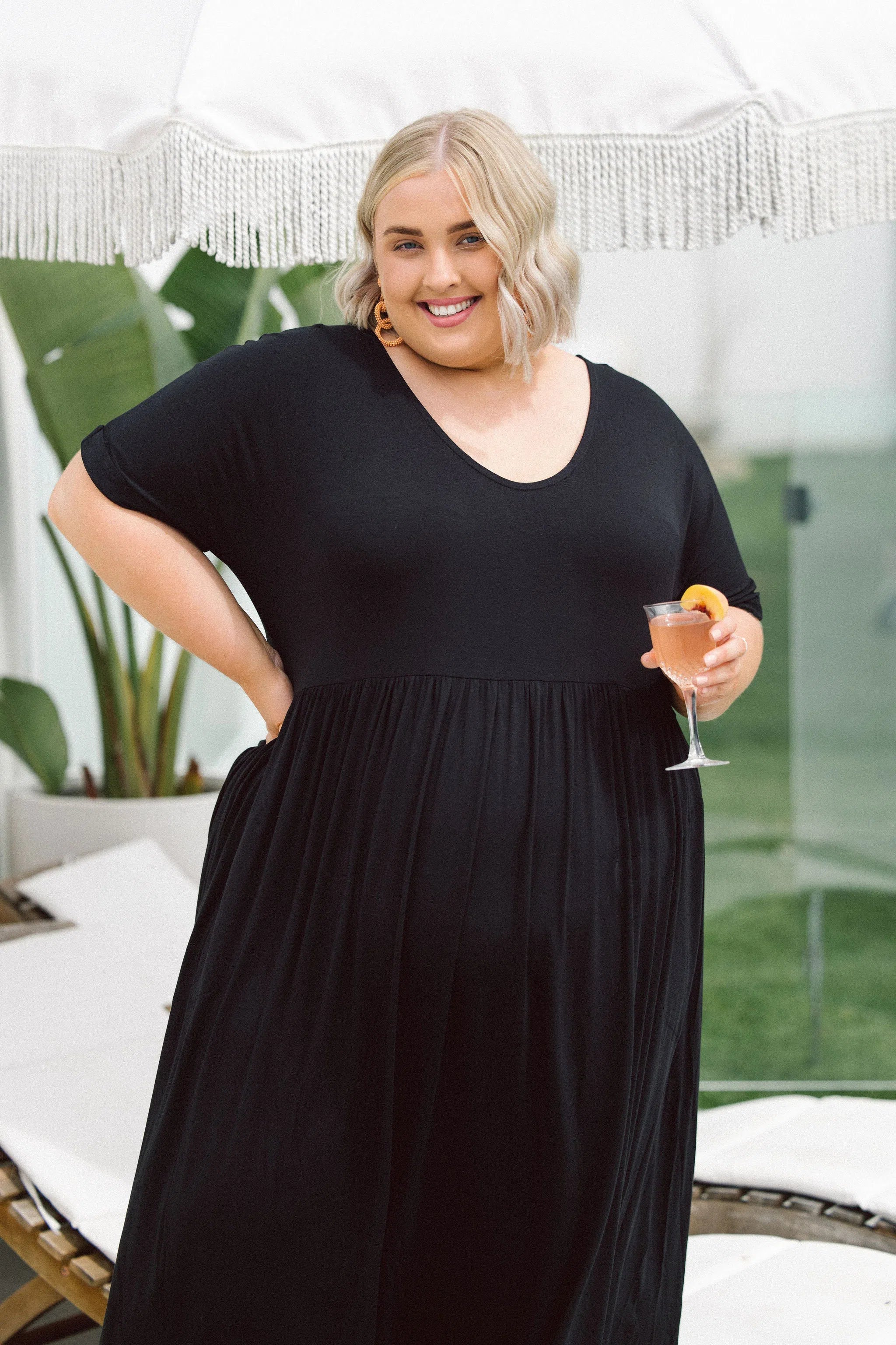 Buy Women's Plus Size Dress Online in Black. Afterpay Available at ...